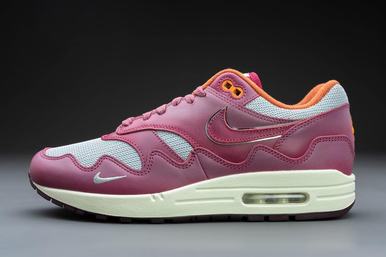 Nike Air Max 1 Patta Waves Rush Maroon (with Bracelet) DO9549-001